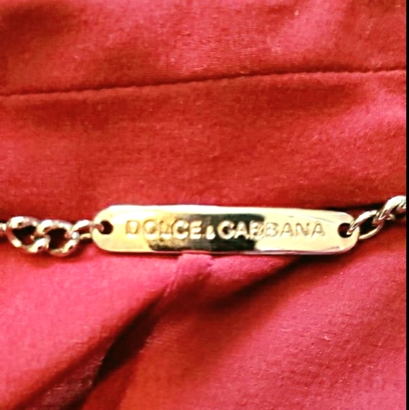 🖤EUC VNTG Burgundy Cover up by Dolce & Gabbana🖤 - Picture 12 of 17